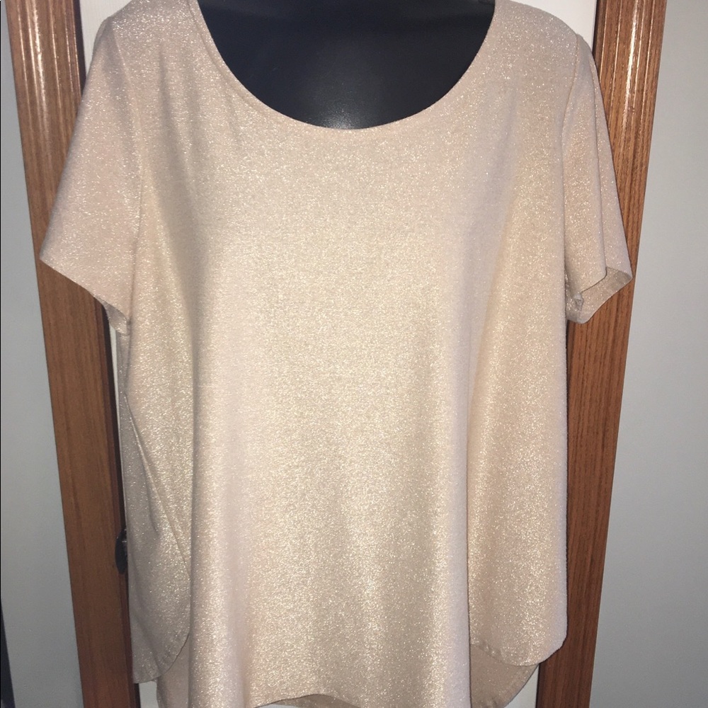 Sparkling Gold Ashley Nell Tipton Shirt-1X